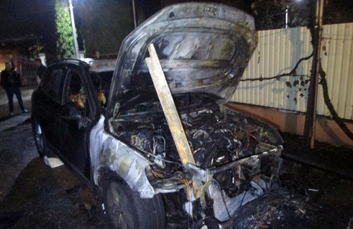 Причин возгорания автомобилей спасатели не сообщили
